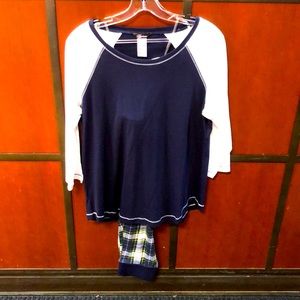 Women’s Cotton Long Sleeve Two Pieces PJ Set